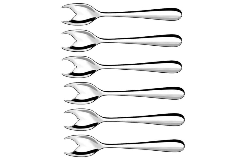 Coffret de 6 fourchettes à huîtres Couzon Embruns acier 18/10 2mm