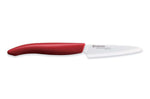 Couteau d'office Kyocera lame céramique 7.5 cm manche rouge