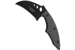 Couteau de cou karambit Herbertz 575706 lame 6cm manche aluminium + étui
