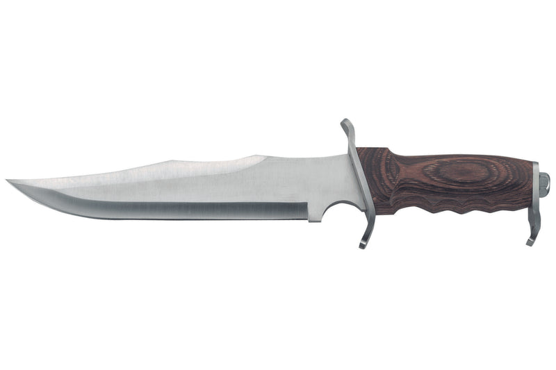 Couteau Herbertz 103727 lame en inox 27cm manche en bois de pakka avec étui