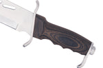 Couteau Herbertz 105928 lame en inox 28cm manche en pakkawood avec garde + étui