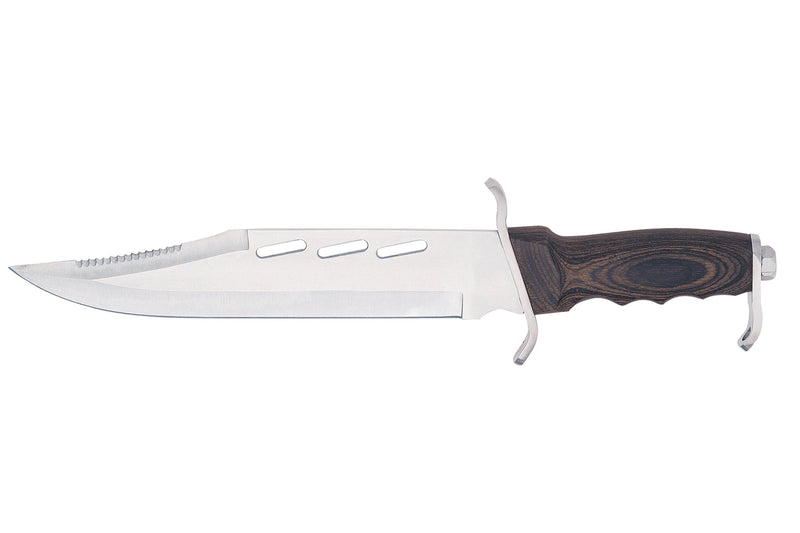 Couteau Herbertz 105928 lame en inox 28cm manche en pakkawood avec garde + étui