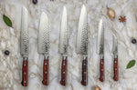 Couteau de chef Fukito Rosewood Damas 67 couches 21cm