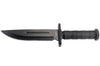 Couteau Herbertz 109118 lame semi-dentée 18,2cm manche polymère noir + étui
