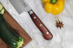 Couteau santoku Fukito Rosewood Damas 67 couches 18cm