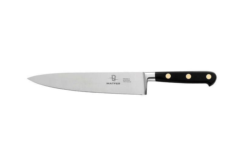 Couteau de tour/chef forgé Matfer manche en ABS 3 rivets 20cm