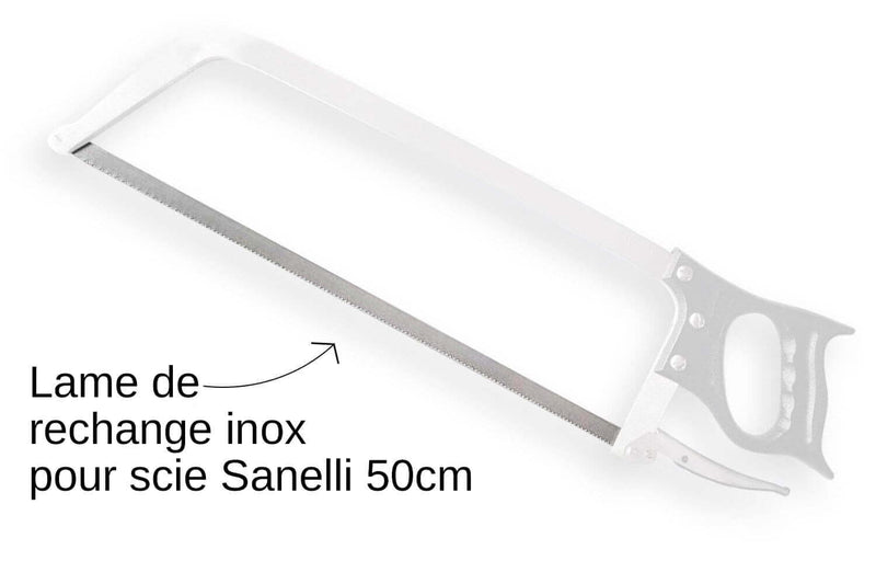 Lame inox de rechange pour scie de boucher Sanelli 50cm