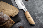 Couteau à pain Fukito Pakka San Mai 21cm