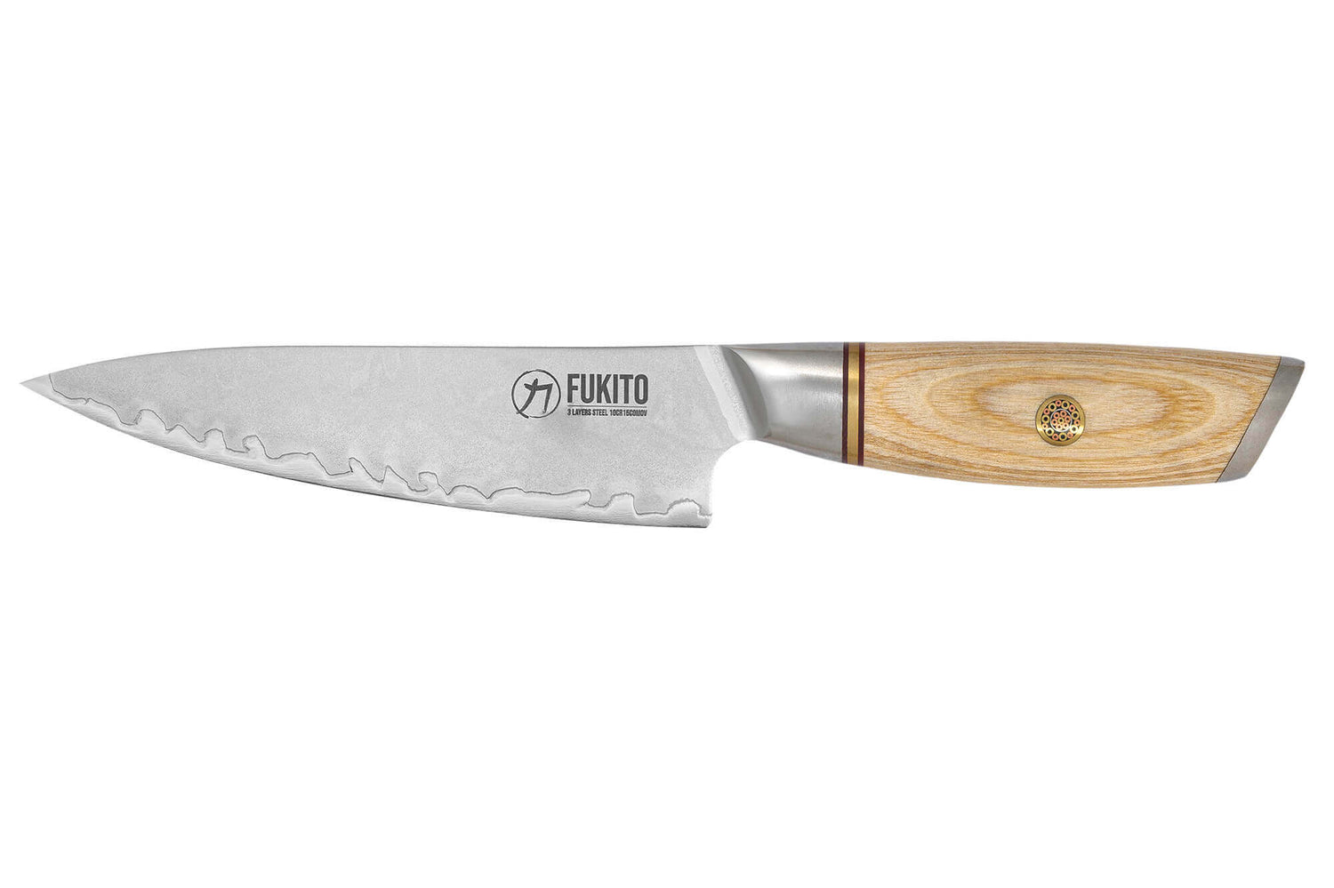 Couteau universel Fukito Pakka San Mai 13cm