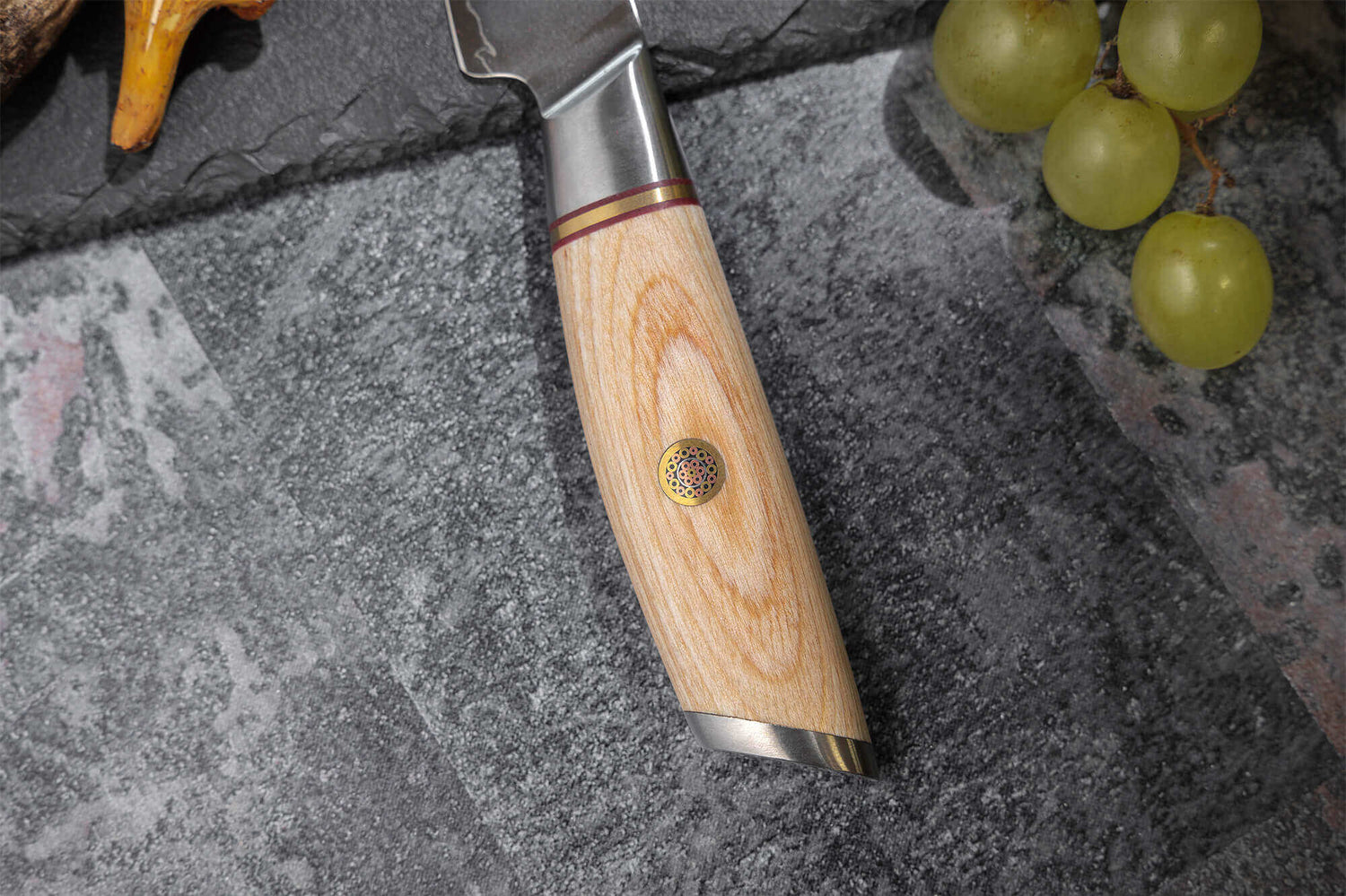 Coffret 2 couteaux Fukito Pakka San Mai Chef + Office