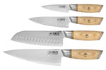 Mallette 4 couteaux de cuisine Fukito Pakka San Mai