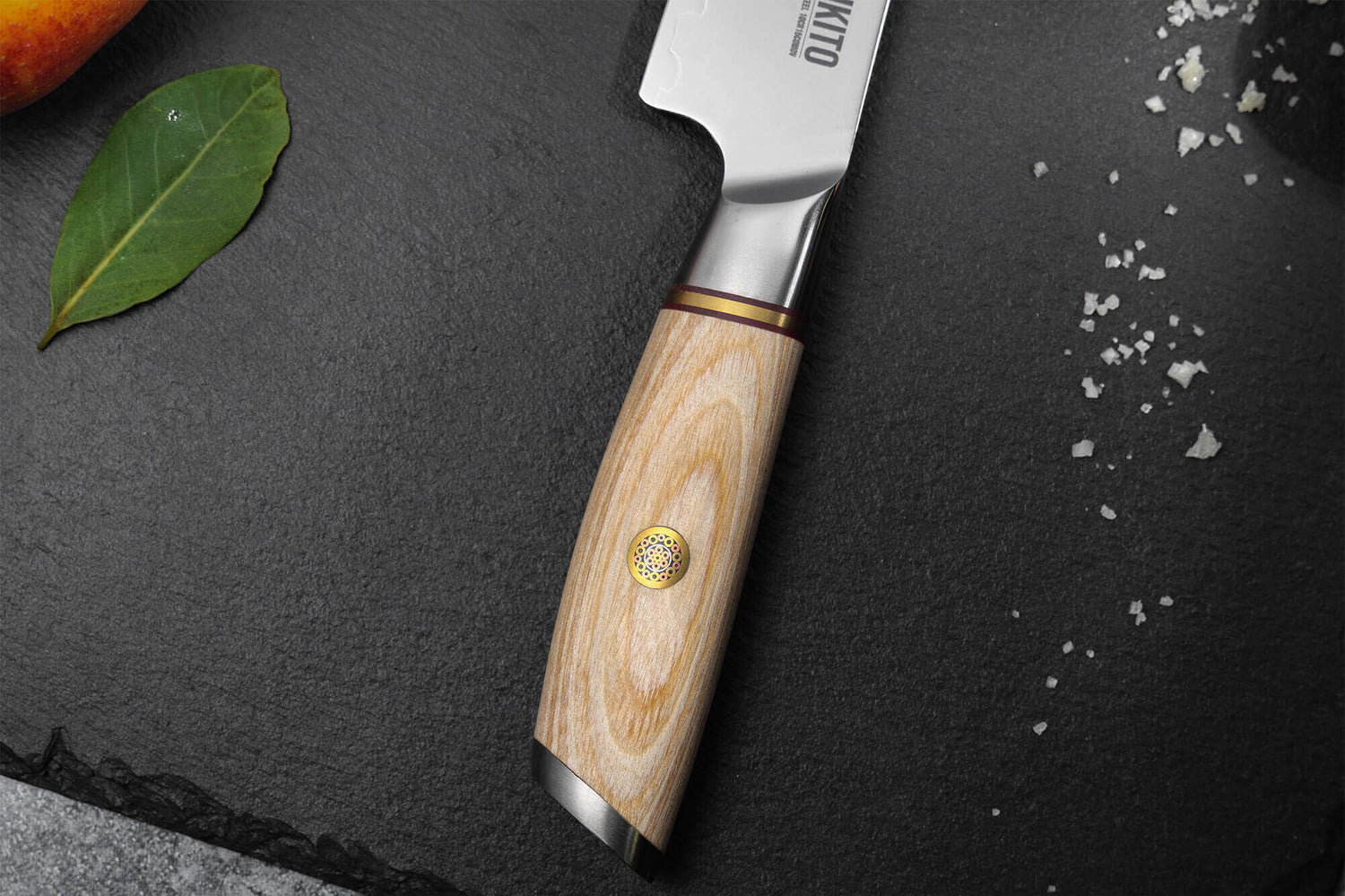Mallette 4 couteaux de cuisine Fukito Pakka San Mai