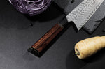 Couteau de chef kiritsuke Fukito Desert Damas 67 couches 21cm
