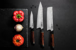 Couteau nakiri Fukito Desert Damas 67 couches 18cm