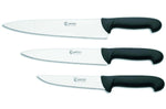 Couteau de tour/chef Jero Ecoline manche surmoulé noir 20cm