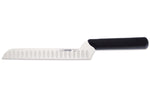 Couteau à fromage pro Giesser 20cm alvéolé manche coudé noir