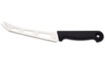 Couteau à fromage pro Giesser lame 15cm dentelée et ajourée à 2 dents