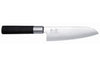 Couteau Santoku japonais KAI Wasabi Black lame 16.5cm