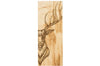 Planche de service en chêne Selbrae House 60x25x2cm - Motif cerf