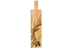 Planche apéritif en chêne Selbrae House 65x15x2cm avec poignée - Motif cerf