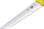 Couteau de boucher Victorinox 5.5208.28 lame 28cm manche fibrox jaune