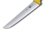 Couteau de boucher Victorinox 5.5208.26 lame 26cm manche fibrox jaune