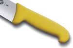 Couteau de boucher Victorinox 5.5208.26 lame 26cm manche fibrox jaune