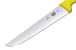 Couteau de boucher Victorinox 5.5208.31 lame 31cm manche fibrox jaune