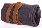 Pochette Alaskan Maker Woodchuck pour couteaux pliants et montres - Charbon
