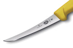 Couteau à désosser Victorinox 5.6608.15 lame renversée 15cm manche en fibrox jaune