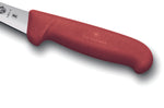 Couteau à désosser Victorinox 5.6601.15 lame renversée 15cm manche en fibrox rouge