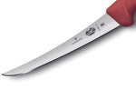 Couteau à désosser Victorinox 5.6601.12 lame renversée 12cm manche en fibrox rouge