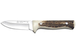 Couteau Puma IP Nordic II Stag 311009 lame 8,5cm manche bois de cerf + étui en cuir