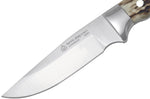Couteau Puma IP Fenris Stag 306811 lame 10,3cm manche bois de cerf + étui en cuir
