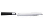 Couteau à pain japonais KAI Wasabi Black lame dentelée 23cm