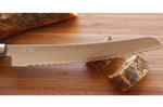Couteau à pain japonais KAI Wasabi Black lame dentelée 23cm