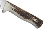 Couteau Puma IP Nordic I Stag 310712 lame 11,4cm manche bois de cerf + étui cuir