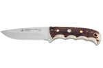 Couteau Puma IP Catamount Stag II 304211 lame 11,1cm manche bois de cerf + étui en cuir