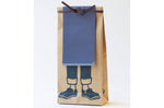 Tablier de cuisine japonais Anything Maekake bleu marine