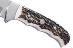 Couteau Puma IP Outdoor Hunter Stag 331811 lame 10,6cm manche bois de cerf + étui cuir
