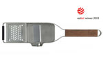 Râpe à truffe 2-en-1 Microplane Master manche en noyer