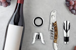 Coffret cadeau sommelier Legnoart Memorabile 4 accessoires