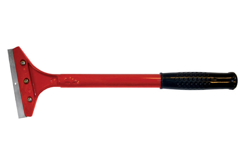 Grattoir pour plancha manche 31,5cm rouge