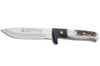 Couteau Puma IP Wildmeister Stag 366212 lame 11,8cm manche bois de cerf/micarta + étui en cuir