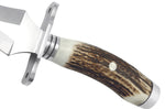 Couteau Puma IP Catcher II Stag 312723 lame 23,3cm manche bois de cerf + étui en cuir