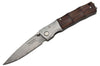 Couteau pliant MCUSTA Bamboo MC.145 manche bois de fer 10cm + étui