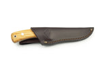 Couteau Puma IP Montero Olive 328512 lame 12cm manche olivier + étui en cuir