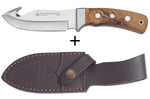 Couteau Puma IP Schwarzwild Olive 328212 lame guthook 12cm manche olivier + étui en cuir