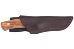 Couteau Puma IP Valencia Olive 328410 lame 9,3cm manche olivier + étui en cuir