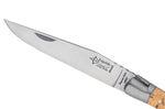 Couteau pliant Laguiole Arbalète G.DAVID 4512 manche en bois de bouleau avec deux mitres en inox mat